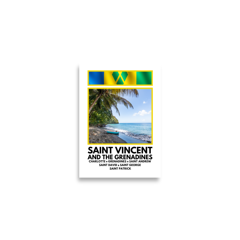 Saint Vincent and The Grenadines Window Poster